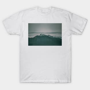 Landscape Snow Mountain Photography T-Shirt